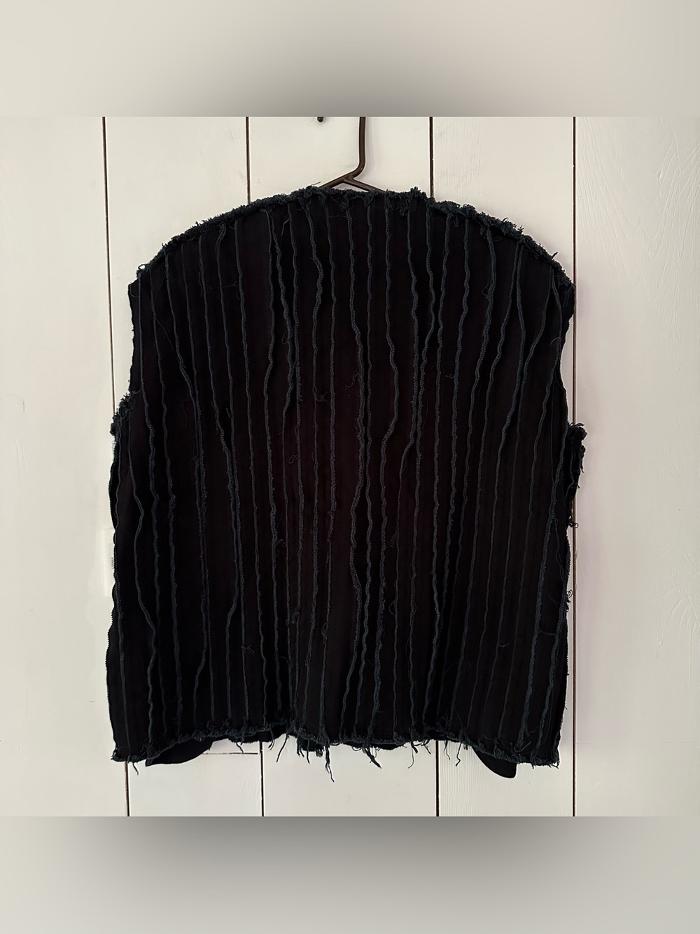 Jesse Kamm Baleen Vest Black Sz XS-S Oversized NWT - Picture 3 of 13